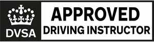 Official Driver and Vehicle Standards Agency Approved Driving Instructor badge